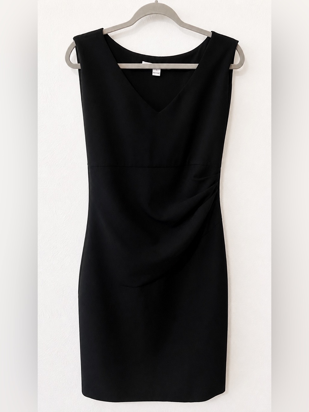 Diane Von Furstenberg Black Bevin Midi Sheath Dress